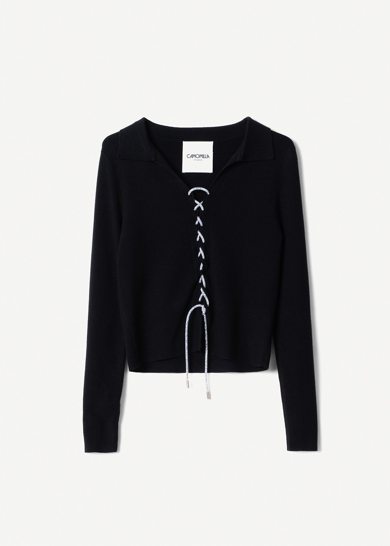 Maglia Melissa con laccetto strass