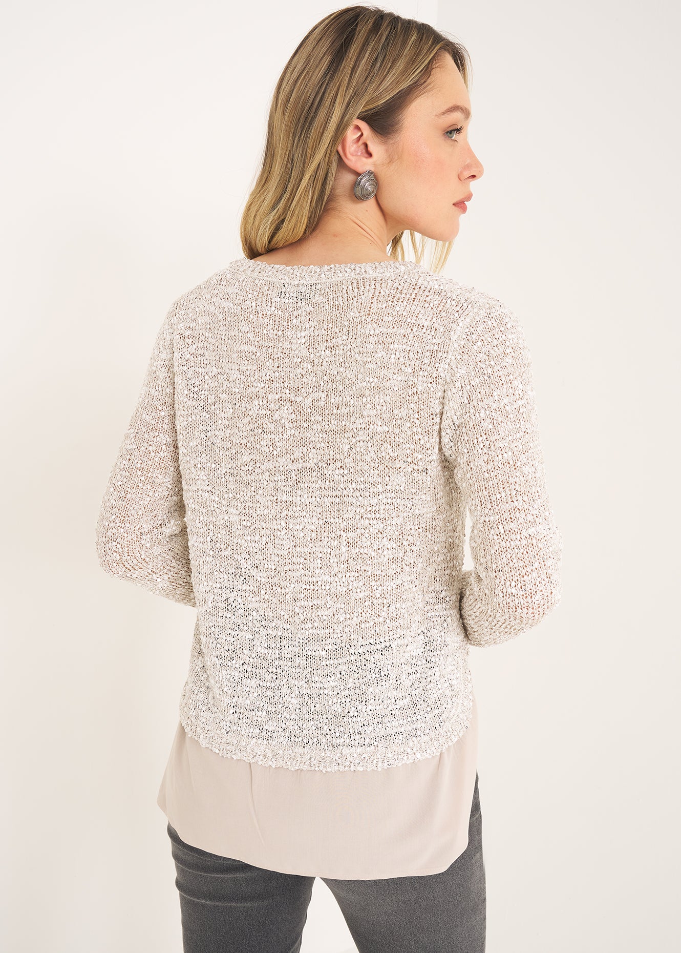 SWEATER - MET - Beige