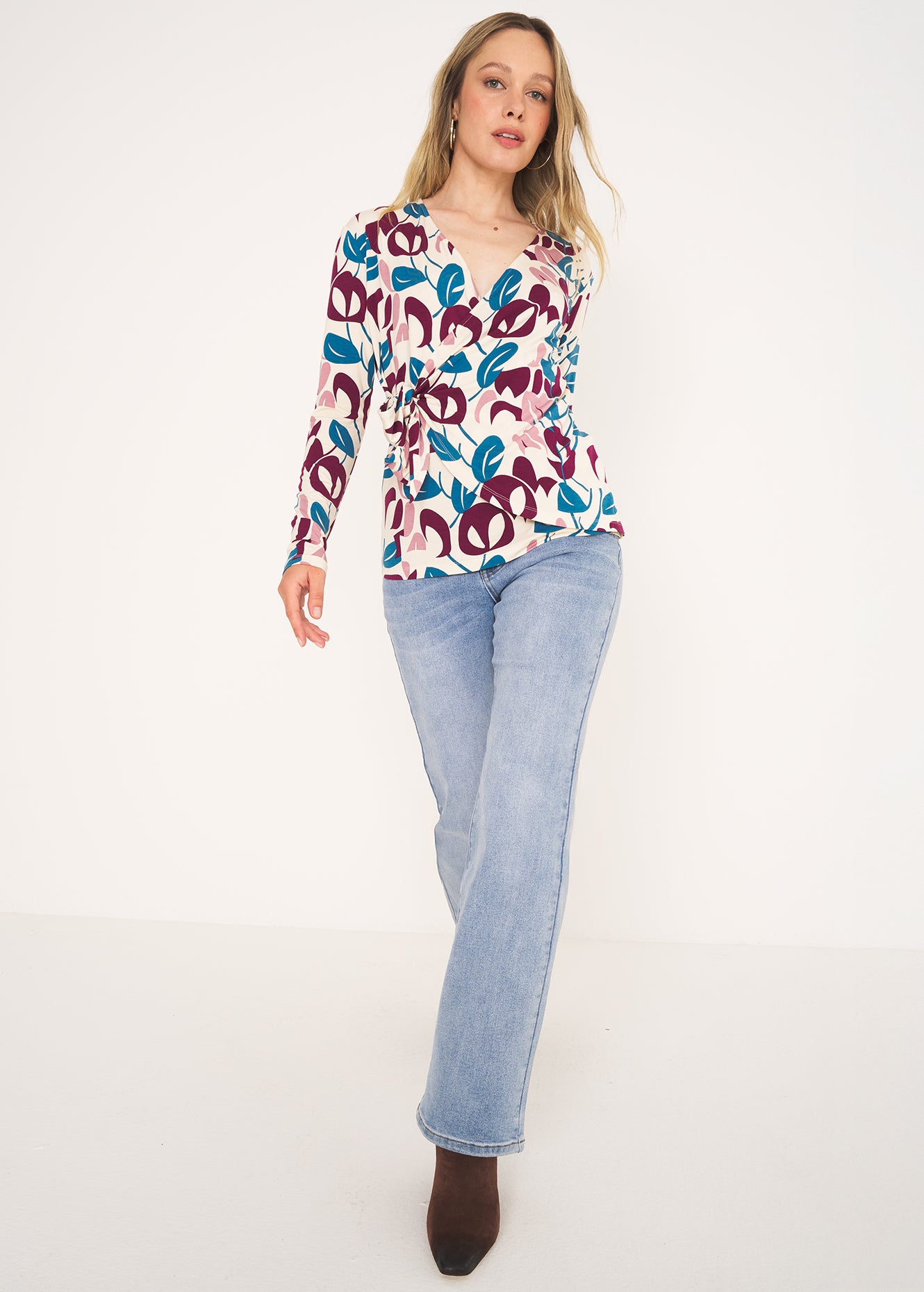 T-shirt Sally incrociata