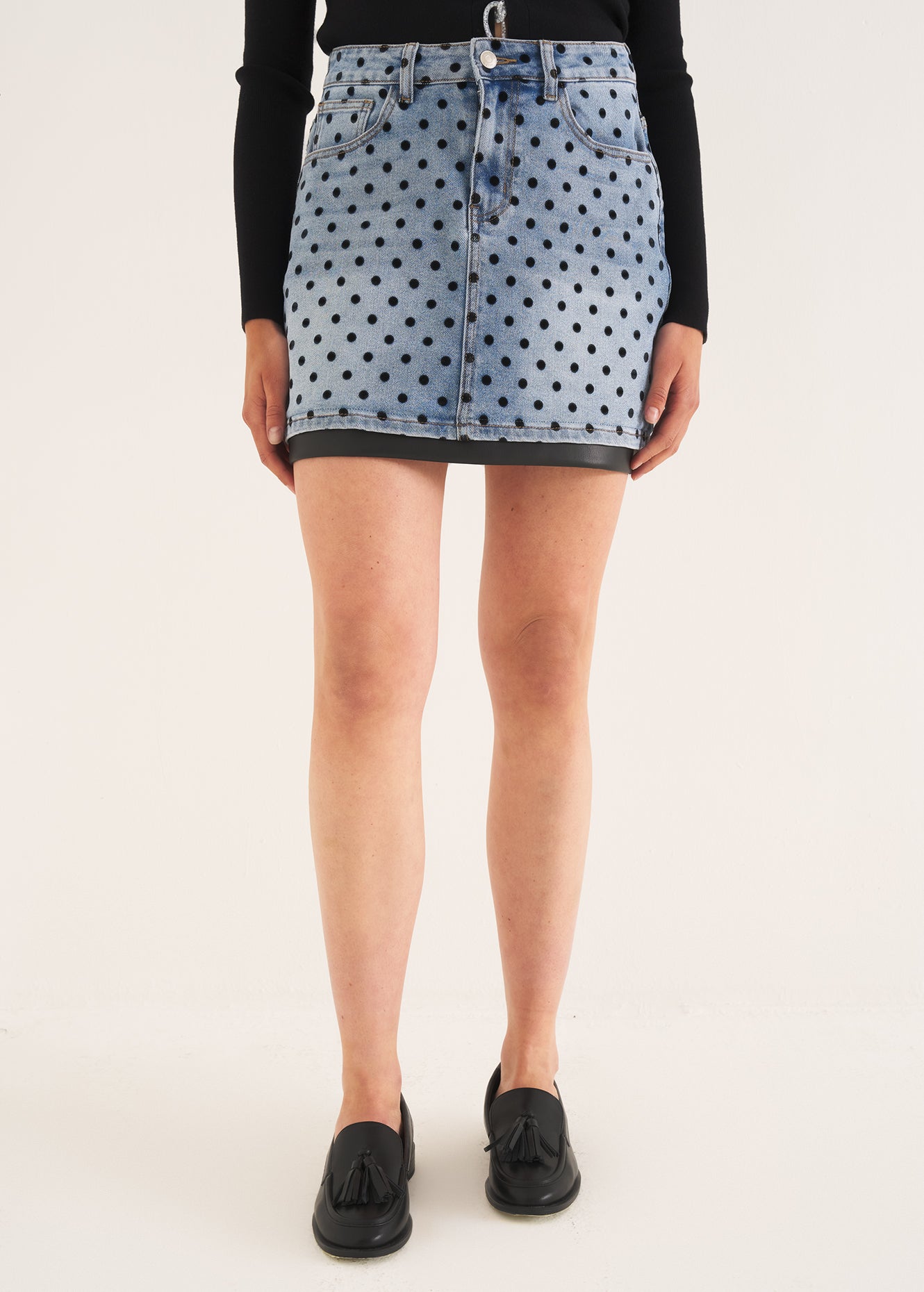 SKIRT - GRETA - Denim blue