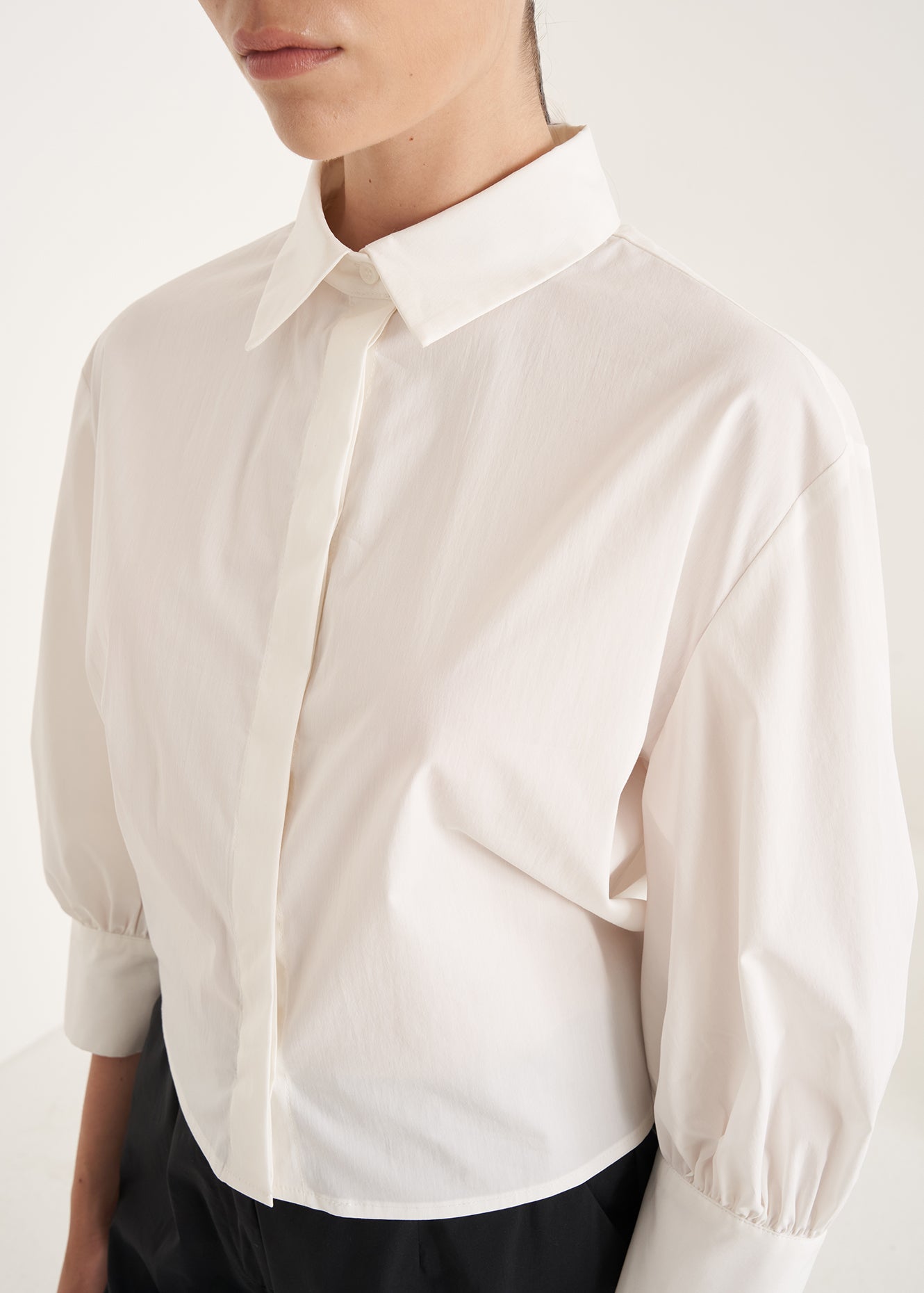 Camicia Claudia corta in cotone