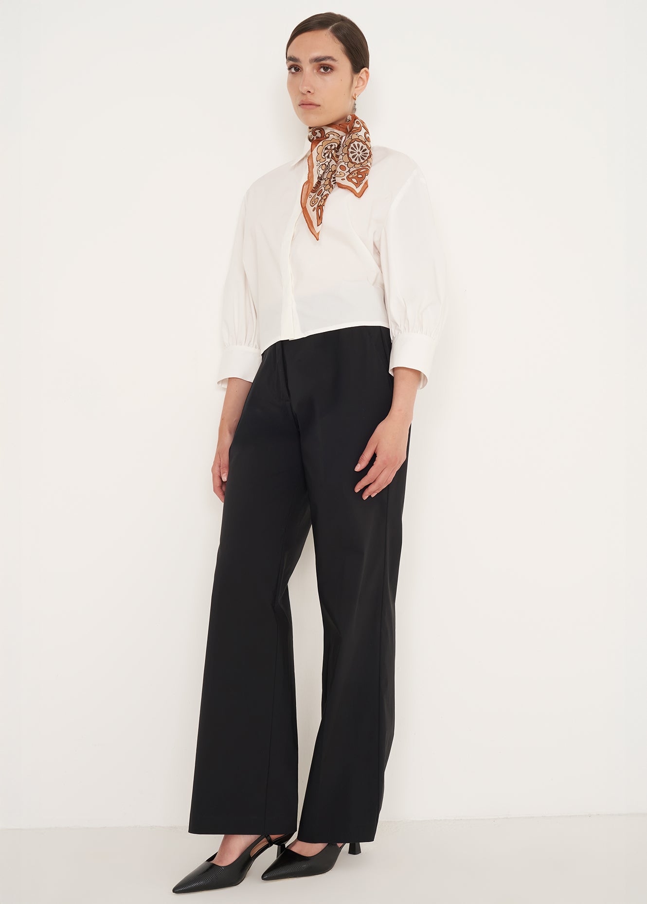 Camicia Claudia corta in cotone