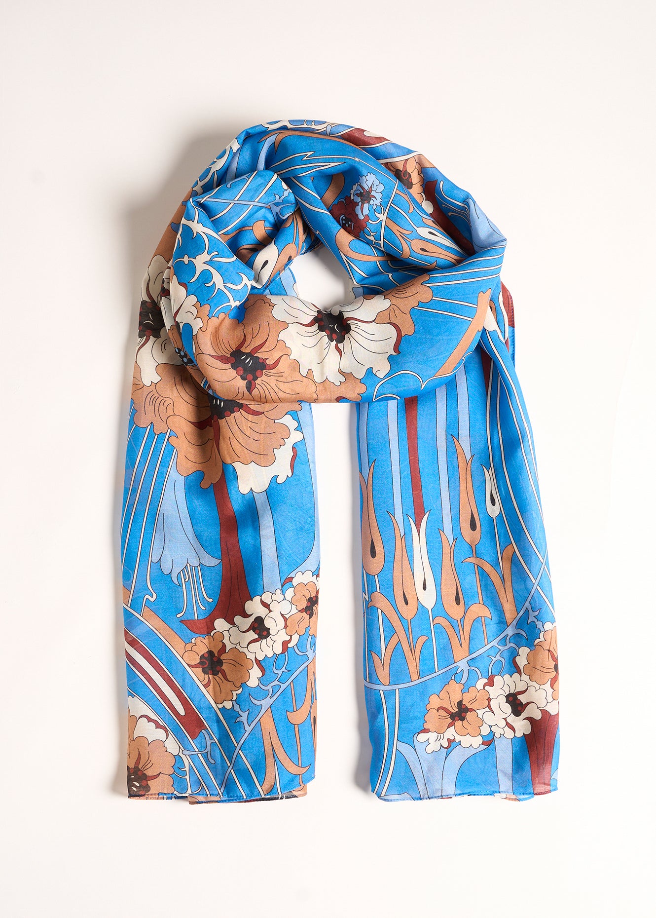 SCARVES AND FOULARDS - SAFIR - Blue