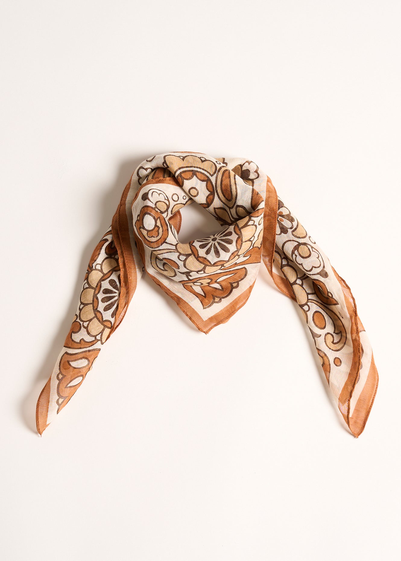SCARVES AND FOULARDS - SADE - Brown