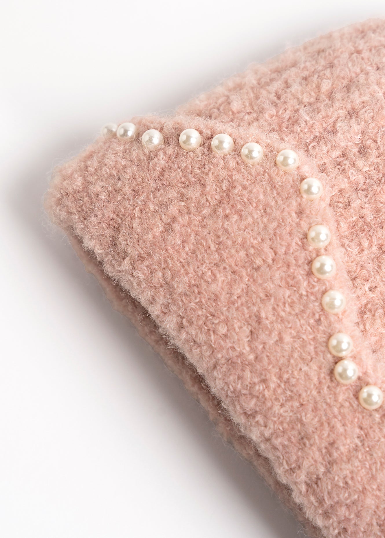 Cuffia Cylk con ricamo di perle
