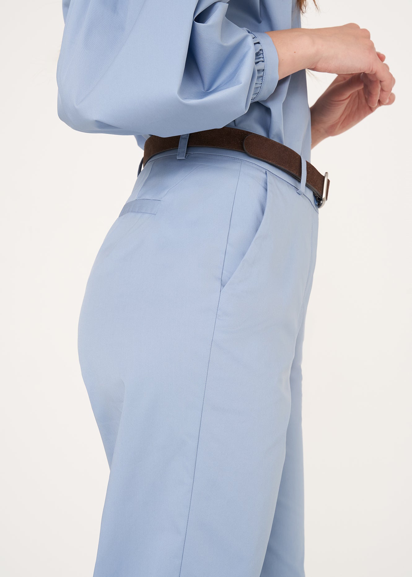 PANTS - CLAIR - Cornflower blue