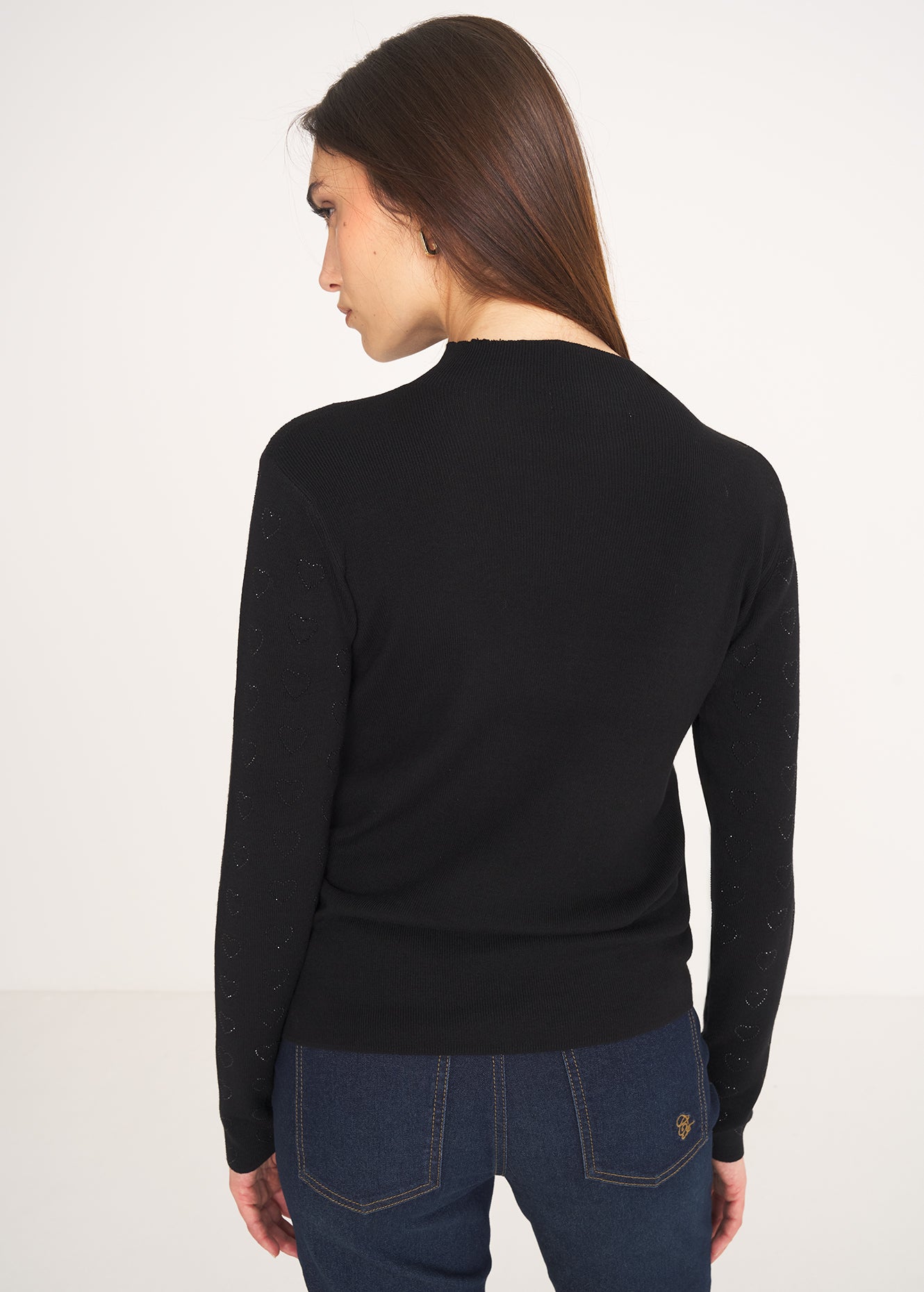 Maglia Marsh con cuori strass