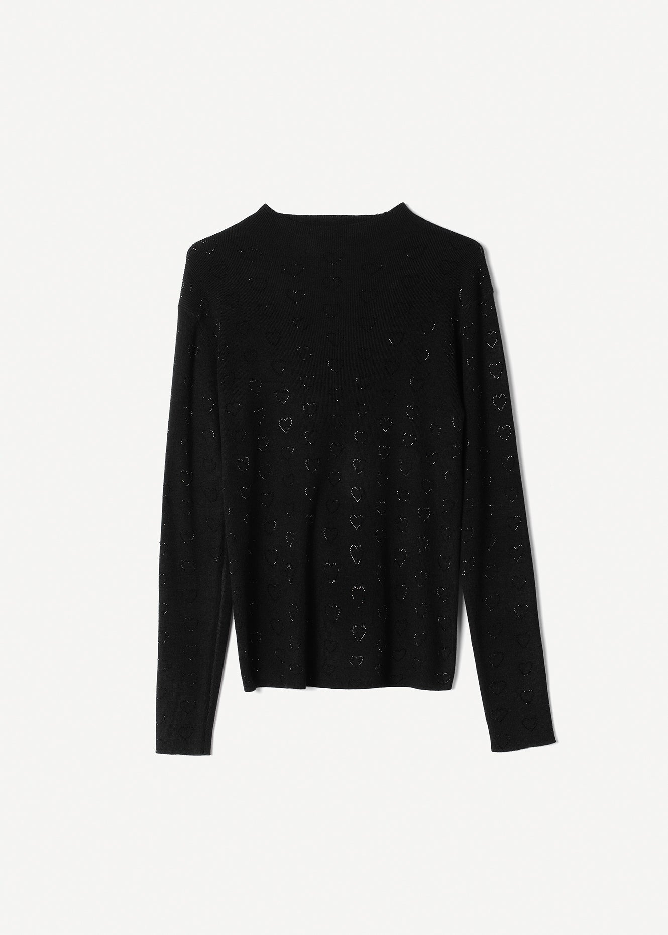 Maglia Marsh con cuori strass