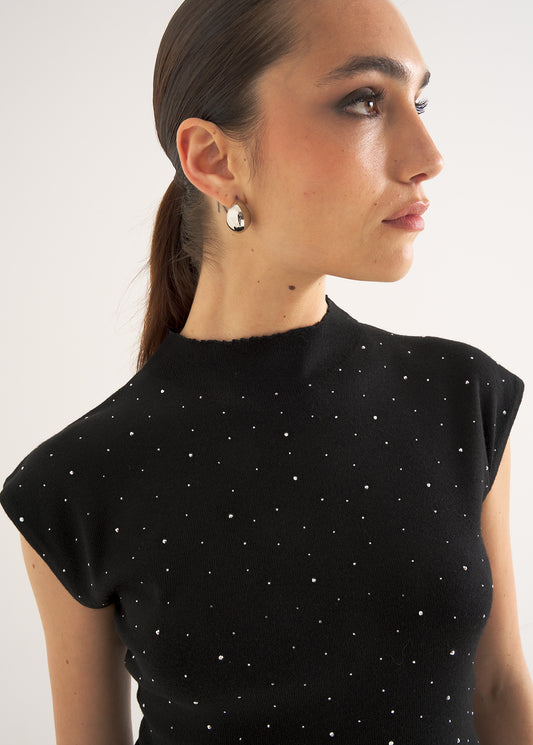 Maglia Martina con strass