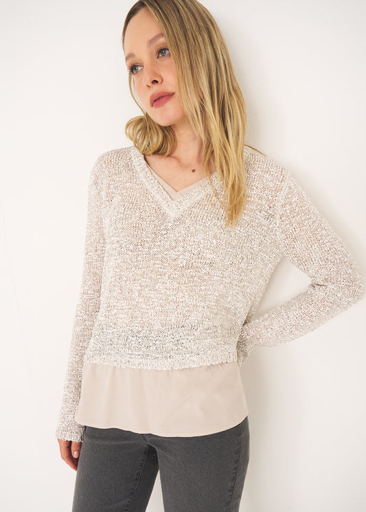 SWEATER - MET - Beige