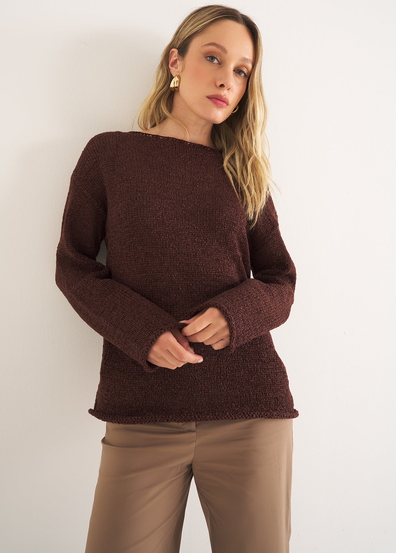 SWEATER - MIA - Brown