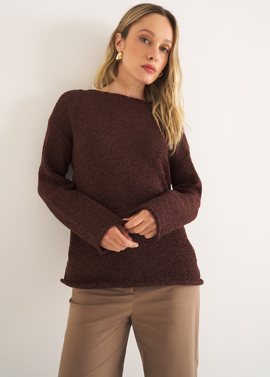 SWEATER - MIA - Brown