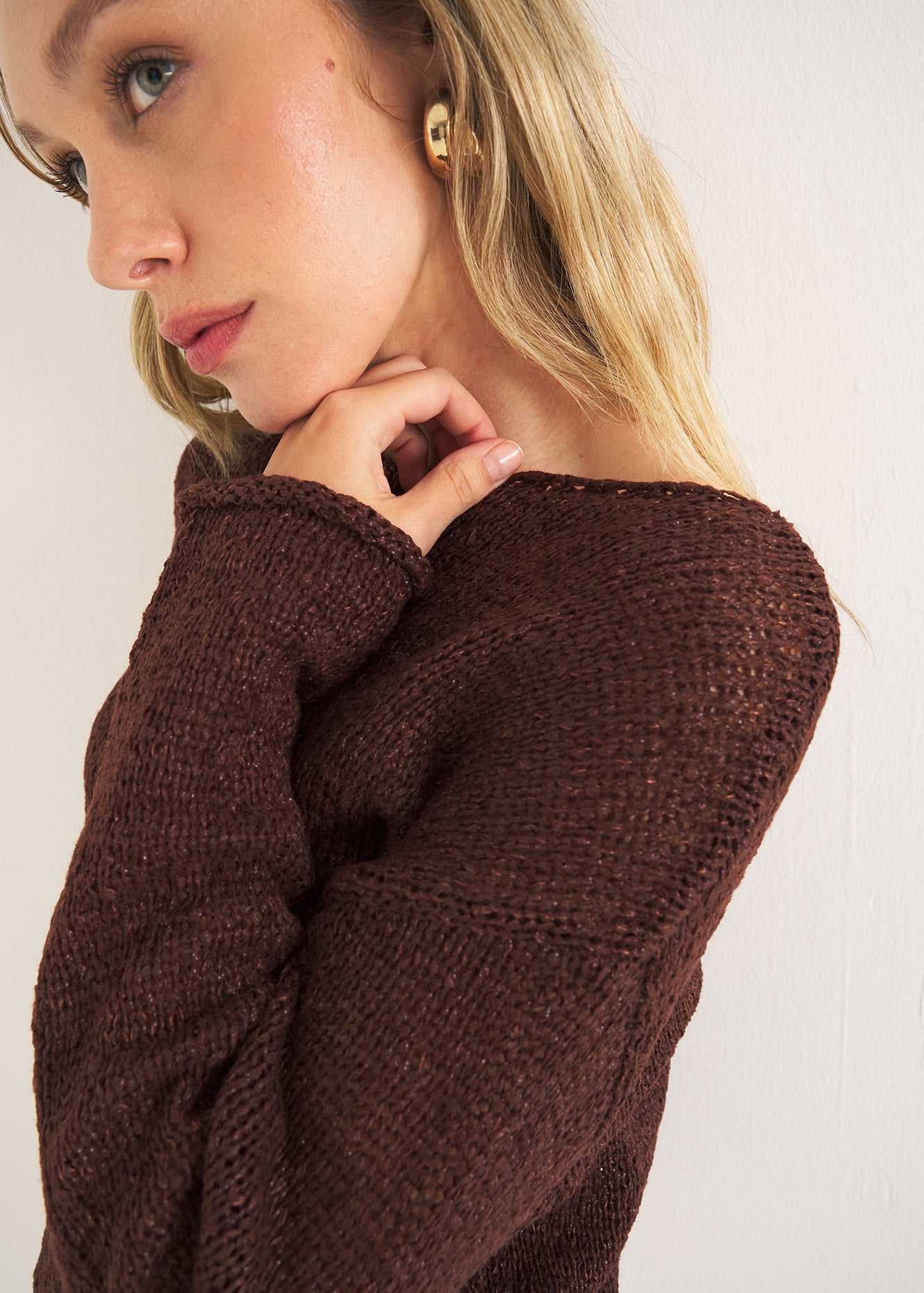 SWEATER - MIA - Brown