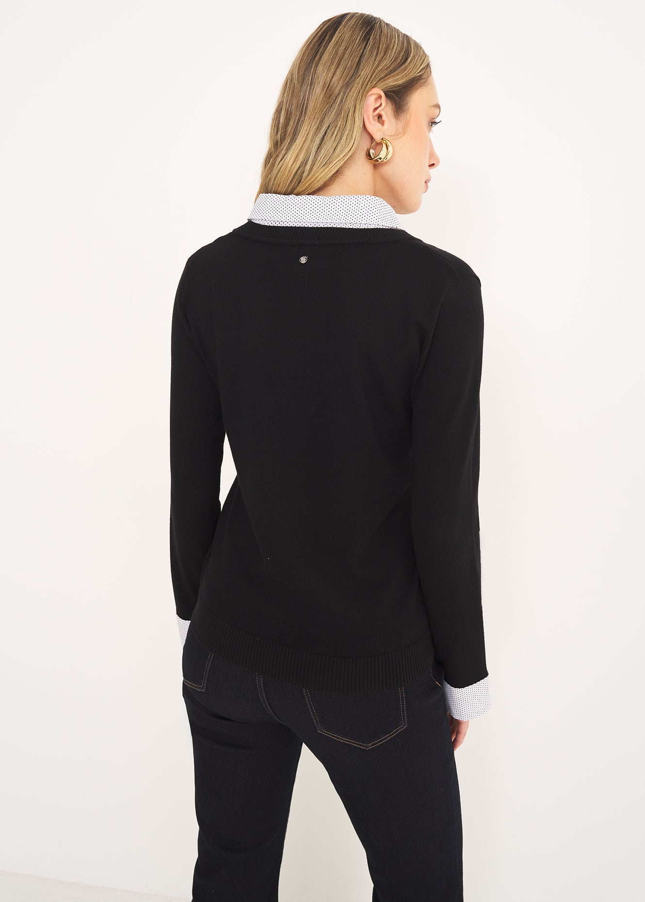 Maglia Myka con dettagli pois