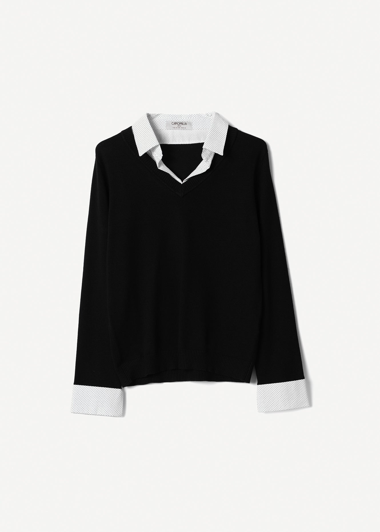 Maglia Myka con dettagli pois