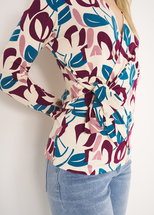 T-shirt Sally incrociata