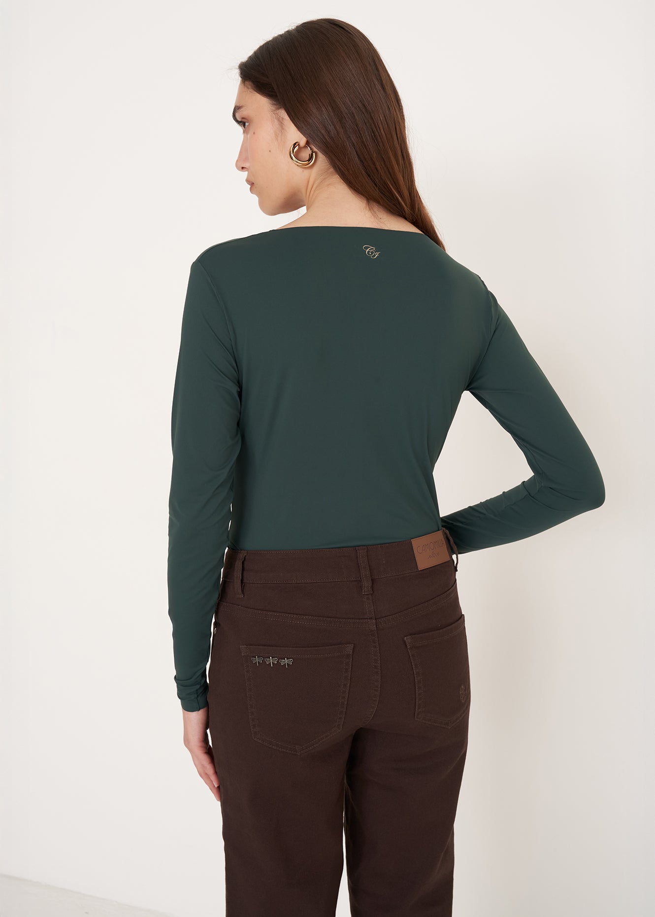 T-shirt Sara con scollo a V