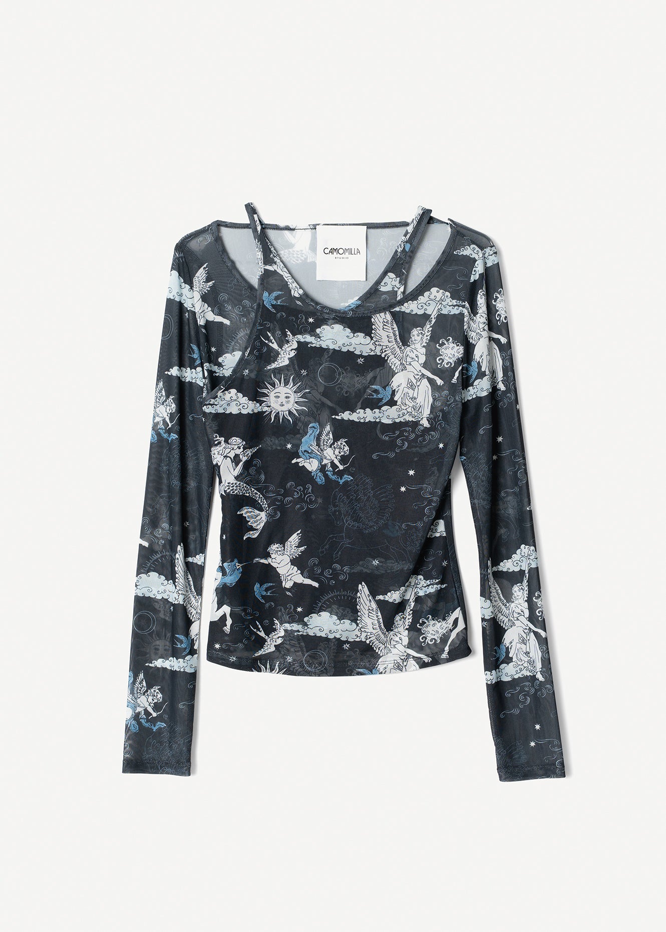 T-shirt Sasha stampa allover