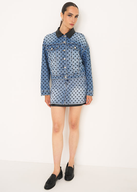 SKIRT - GRETA - Denim blue