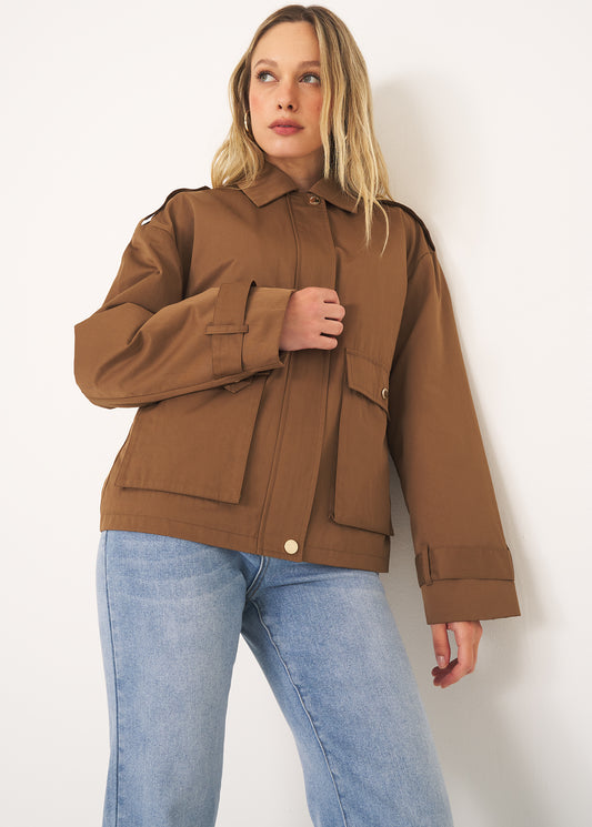 JACKETS - GARY - Brown