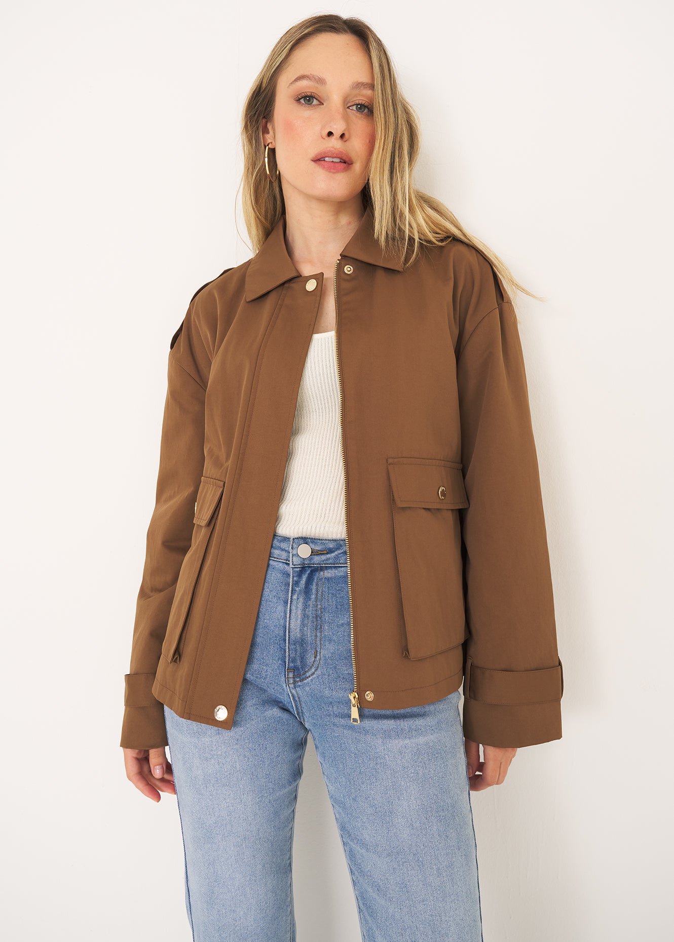 JACKETS - GARY - Brown