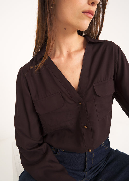Camicia Cannes tinta unita