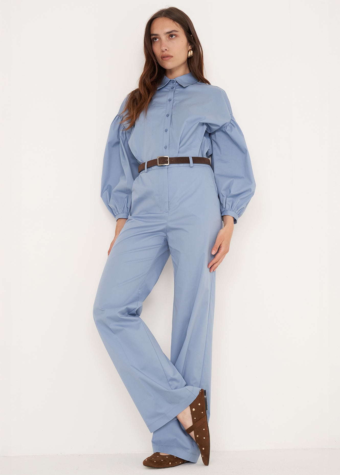SHIRTS - CRISTINE - Cornflower blue