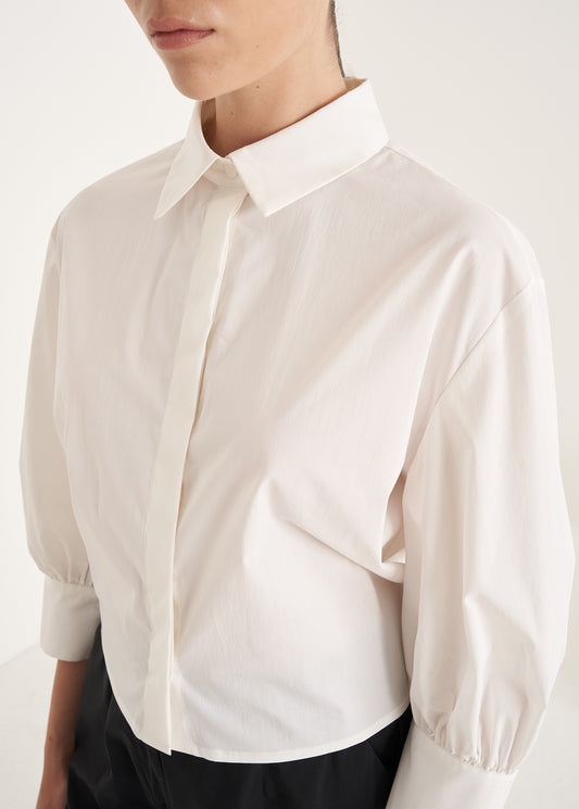 Camicia Claudia corta in cotone