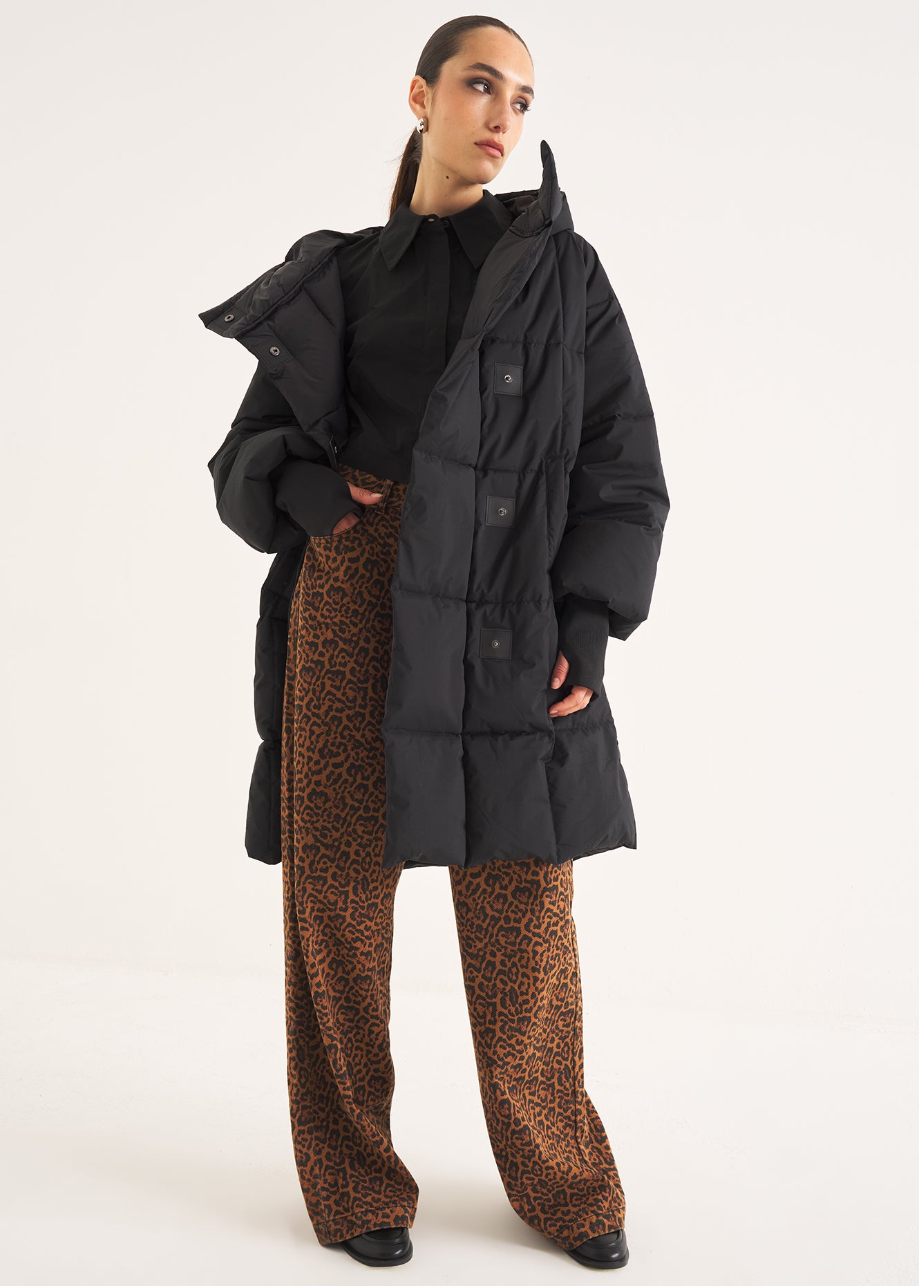 DOWN JACKETS - PARKER - Black
