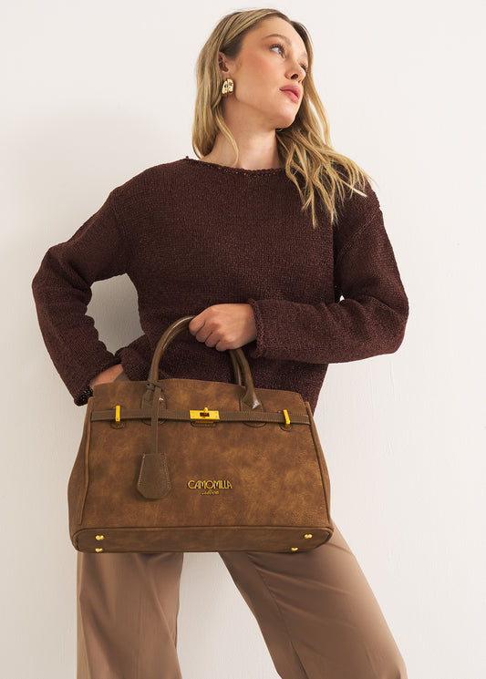 BAGS - BELLY - Brown