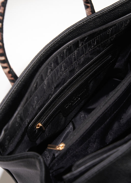 Shopping Belly-A grande animalier in ecopelle