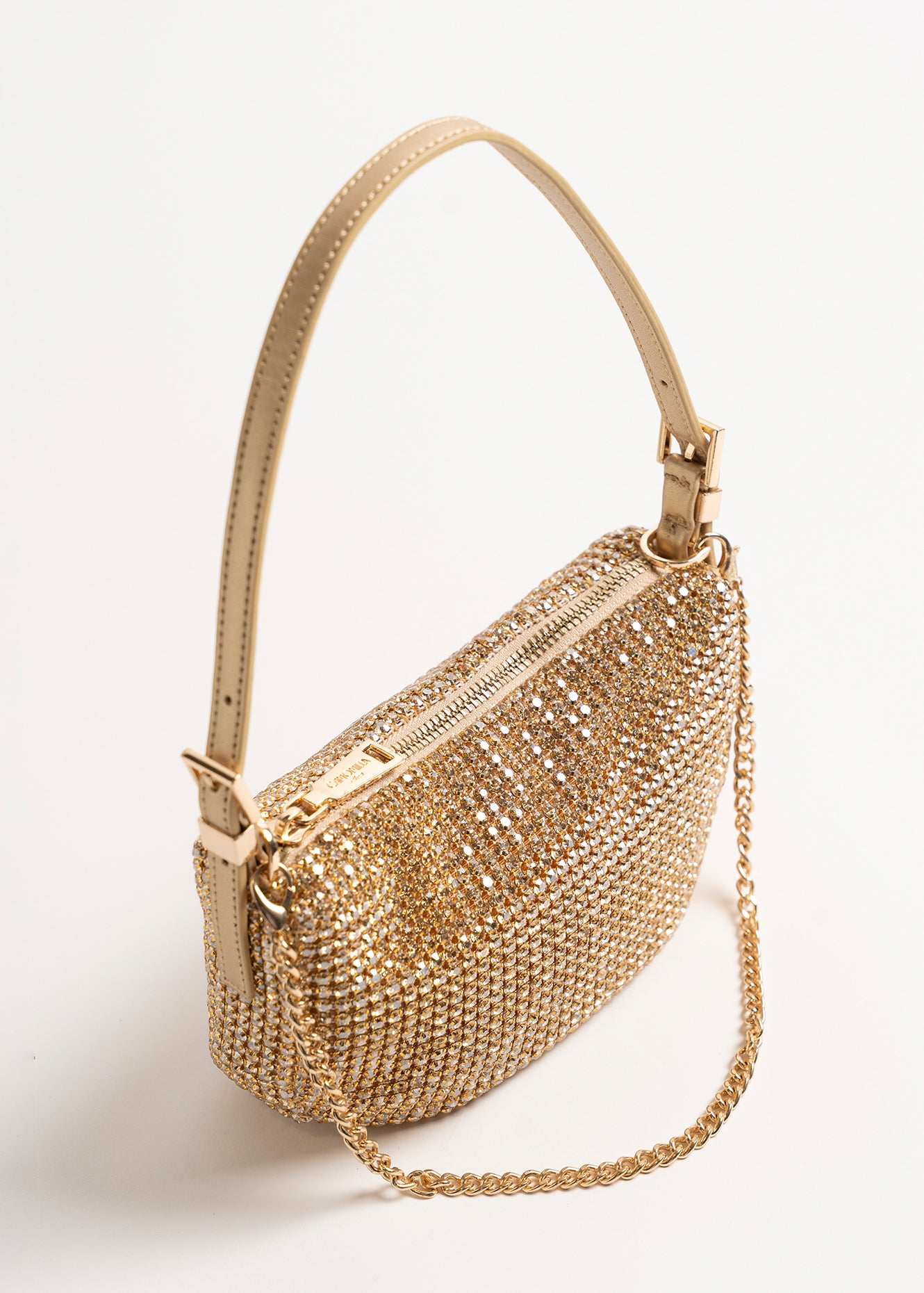 Pochette Barbara con cristalli