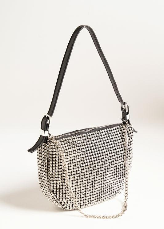 Pochette Barbara con cristalli