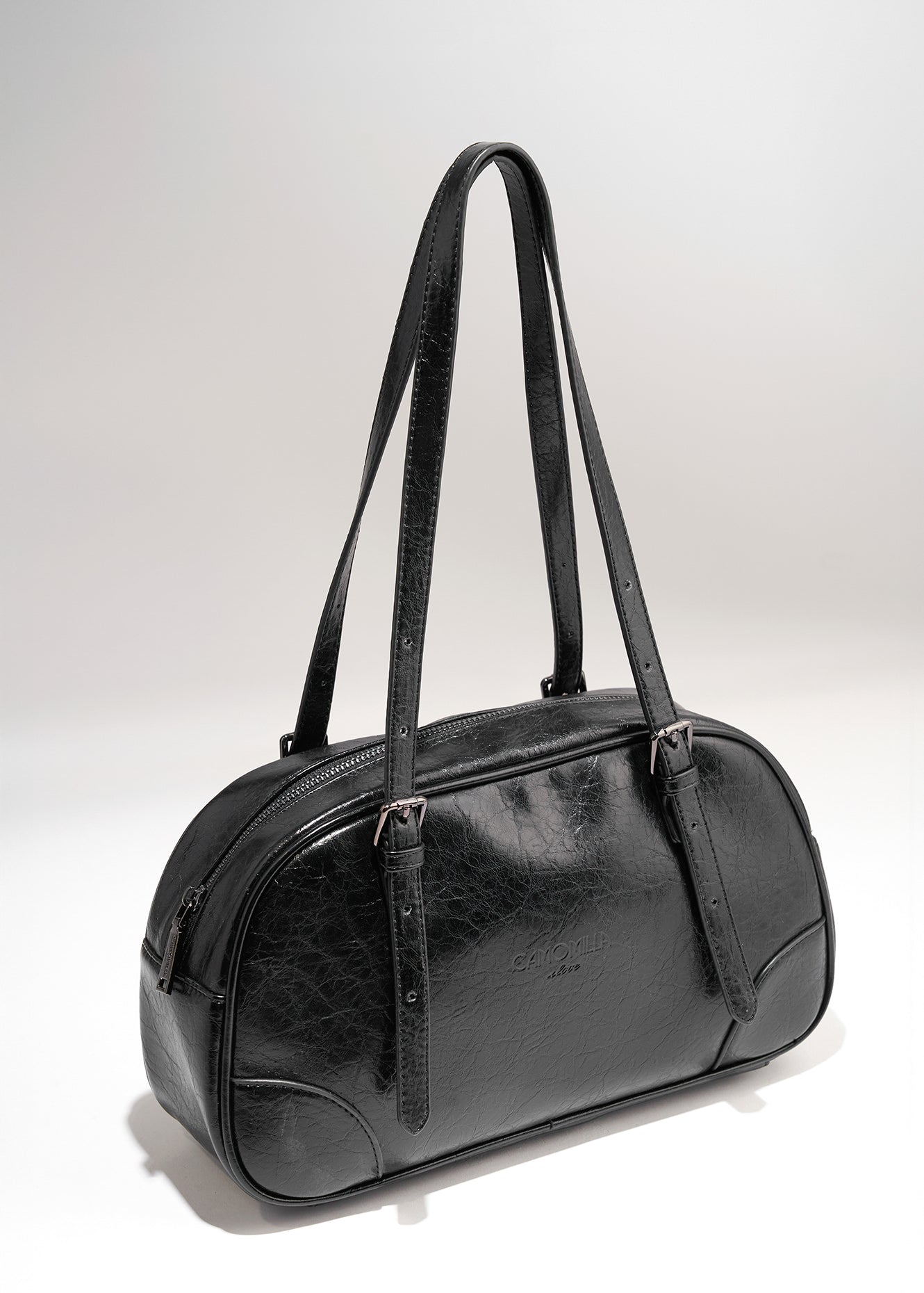 Bauletto Bagary effetto stropicciato