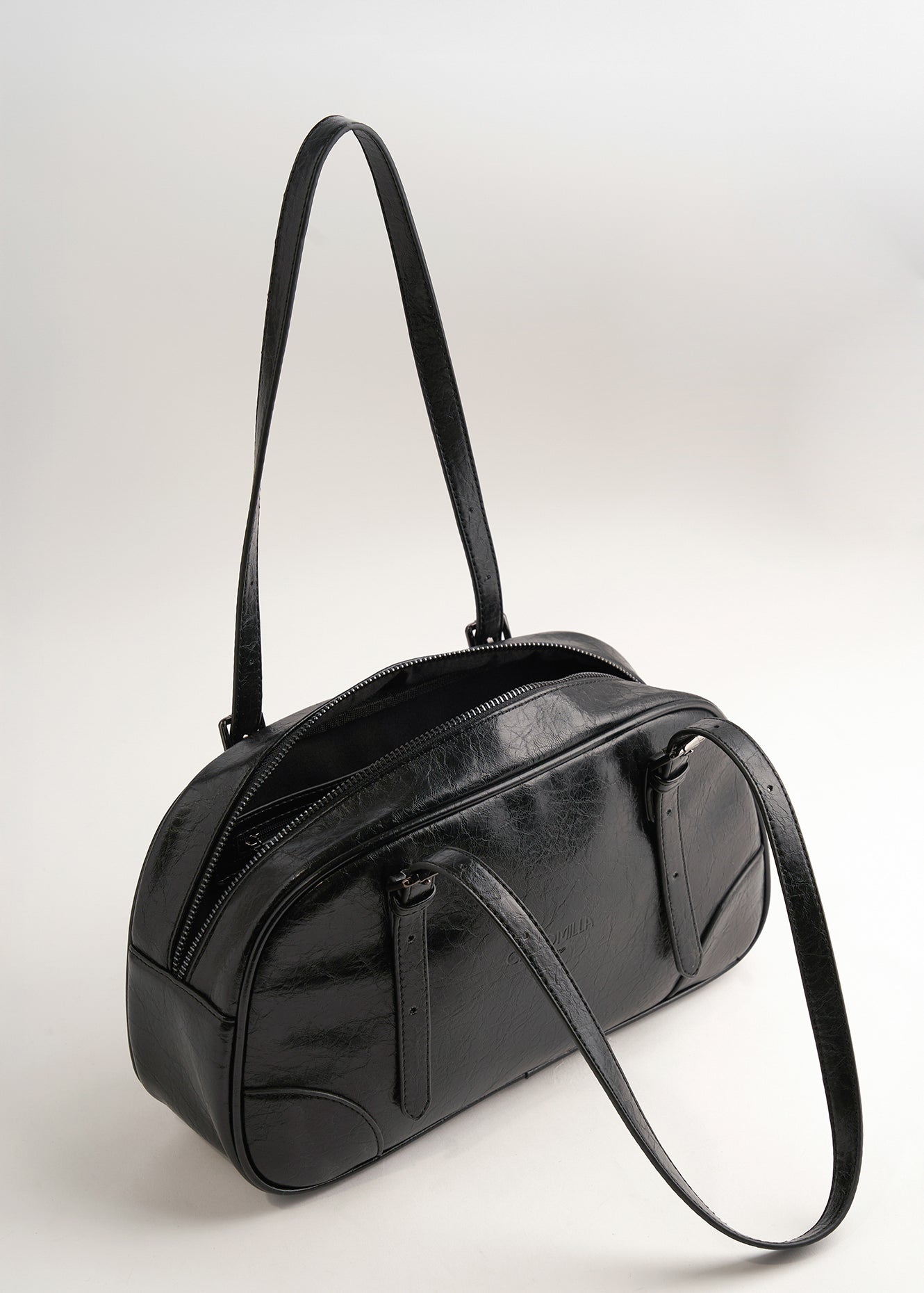 Bauletto Bagary effetto stropicciato