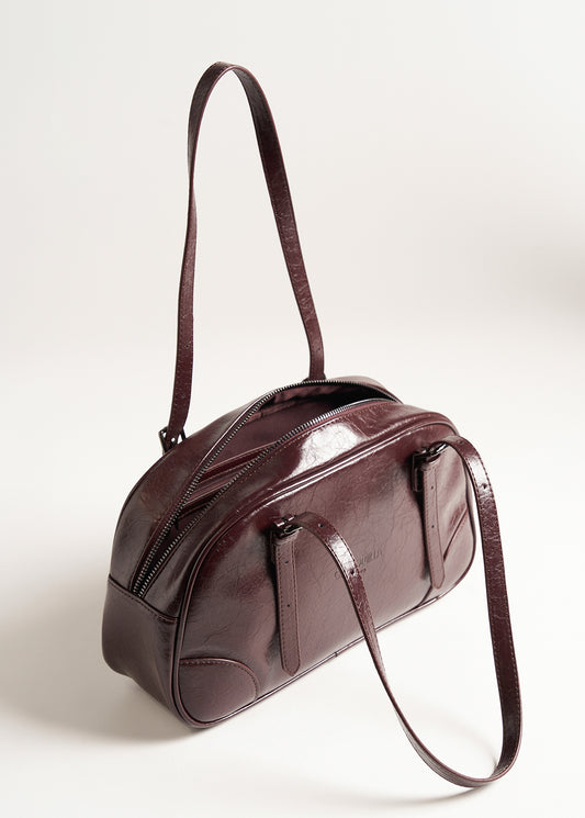Bauletto Bagary effetto stropicciato