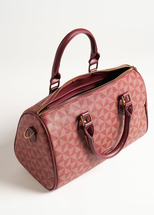Bauletto Bowlbag fantasia geometrica