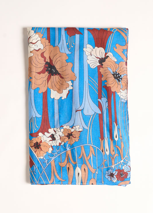 SCARVES AND FOULARDS - SAFIR - Blue