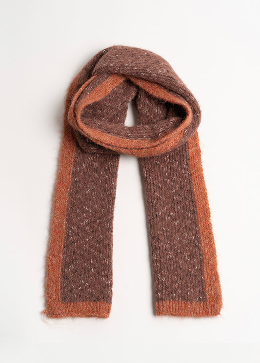 Sciarpa Sady con bordo a contrasto
