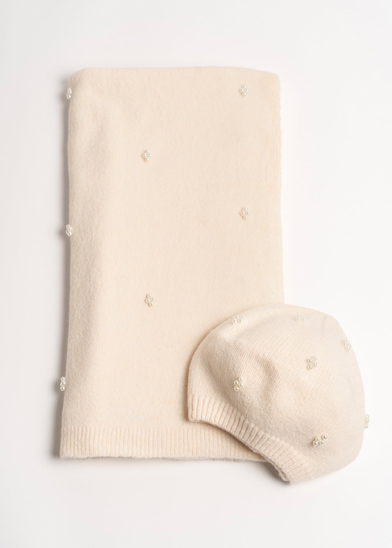 Sciarpa Sarym con micro perle