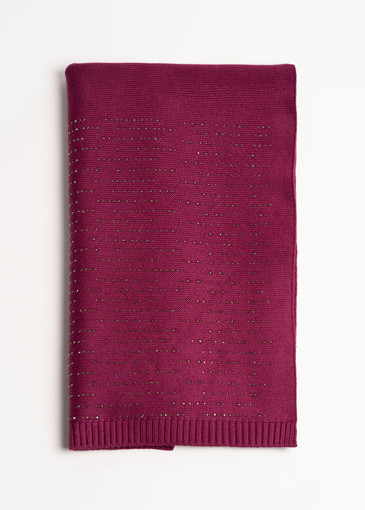 Sciarpa Skye con micro strass