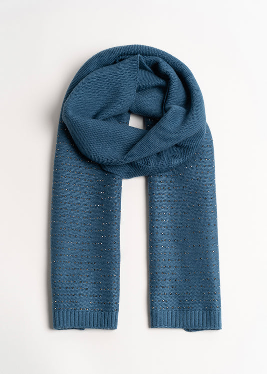 Sciarpa Skye con micro strass