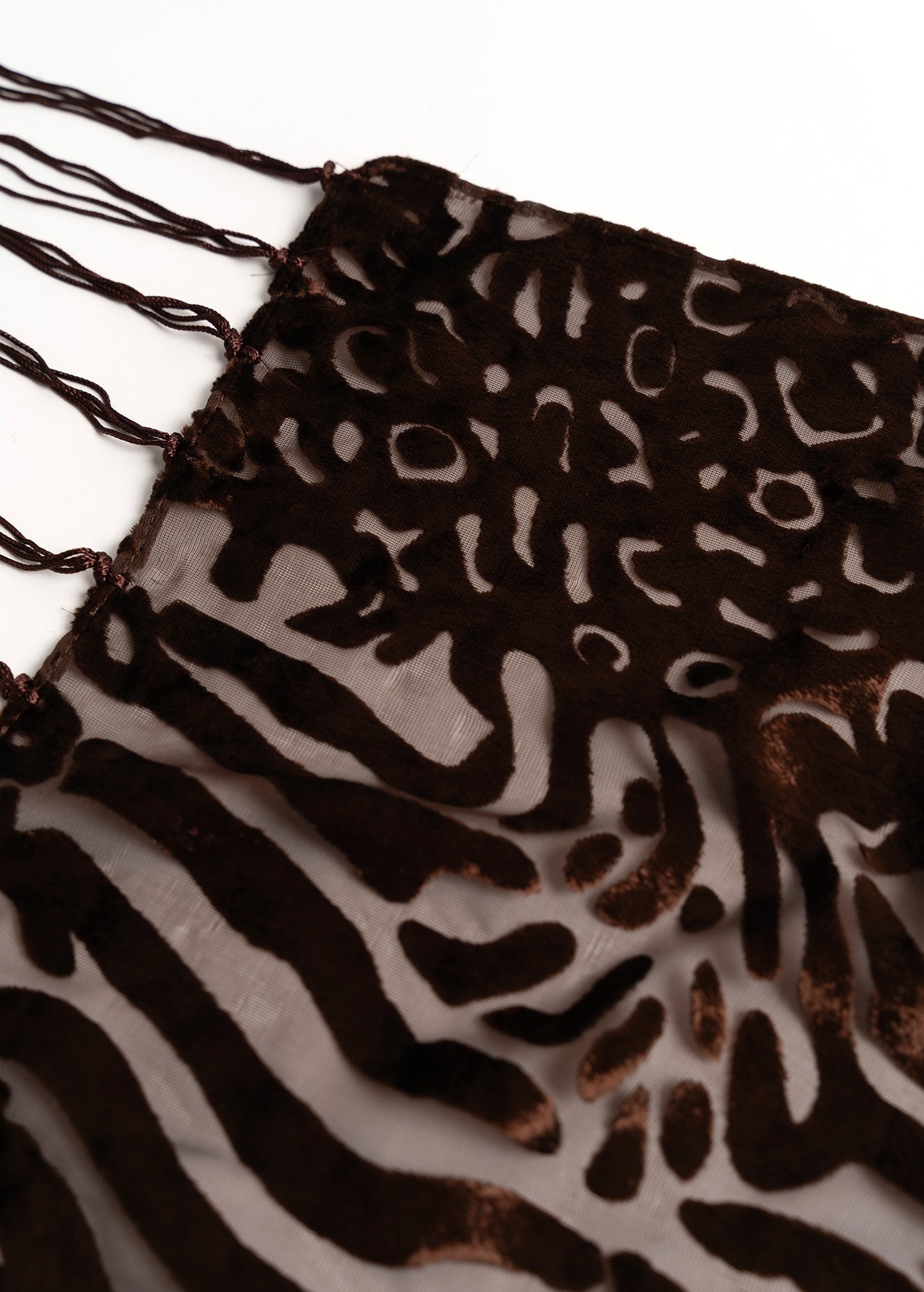 Sciarpa Shannon animalier devoré