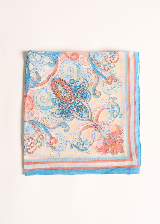 SCARVES AND FOULARDS - SEAN - Blue