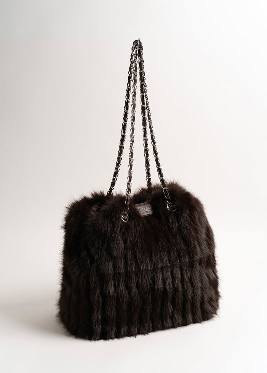 Borsa Friends Basya in ecopelo